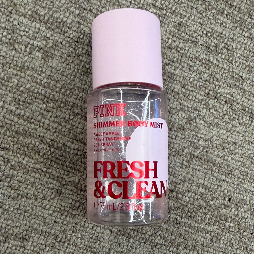 PINK Victoria's Secret Shimmer Body Mist - Fresh & Clean